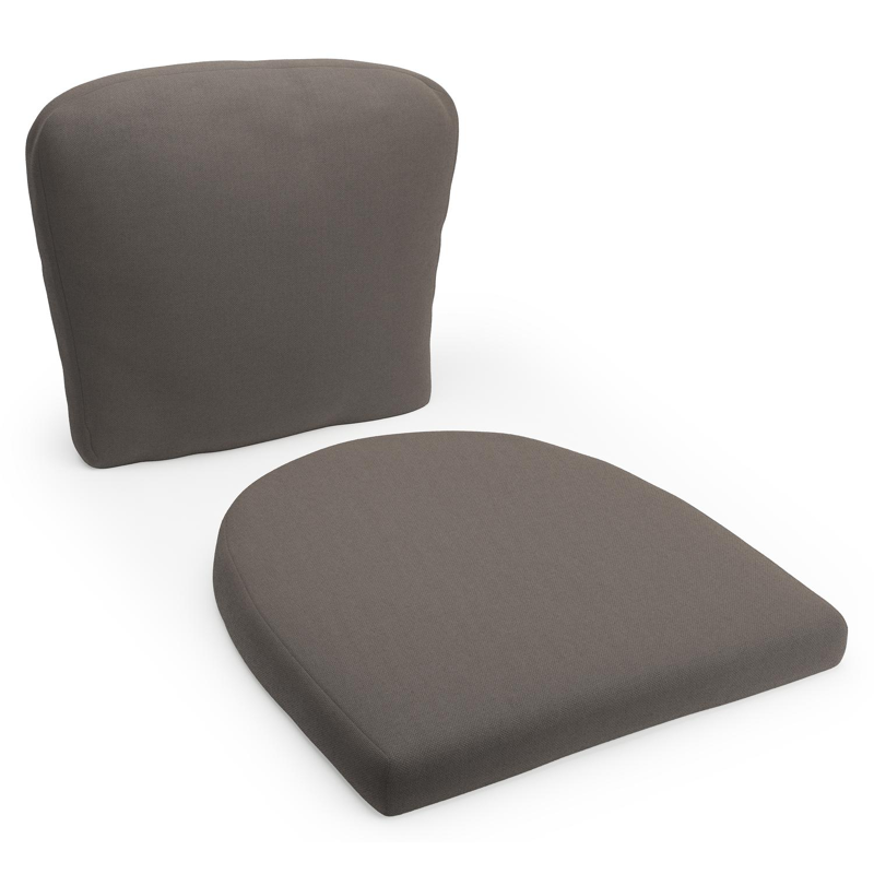 Orso luxe stoelkussen (zit en rug) (luxe) in all weather sunbrella® luxe natte nature grey