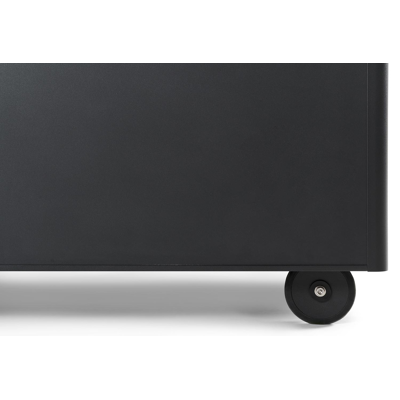 Kussenbox aluminium zwart B 164 x D 84 x H 89 cm