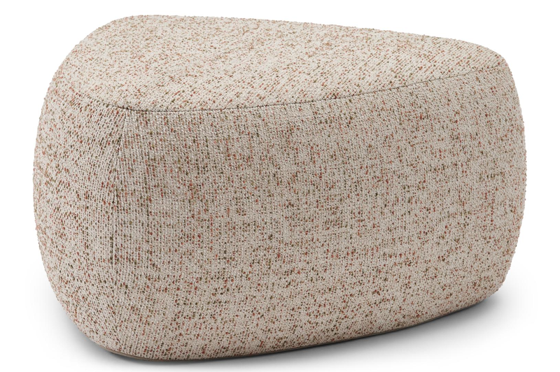 Masso poef in bora jungle all weather cosytica - B 60 x D 60 x H 35 cm