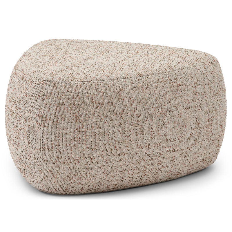 Masso poef in bora jungle all weather cosytica - B 60 x D 60 x H 35 cm