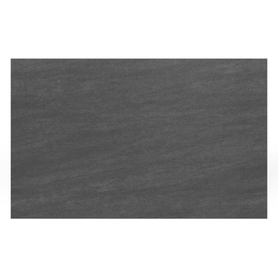 Como tuintafel in zwart aluminium en volkeramiek basalt black - L 160 x B 100 x H 75 cm