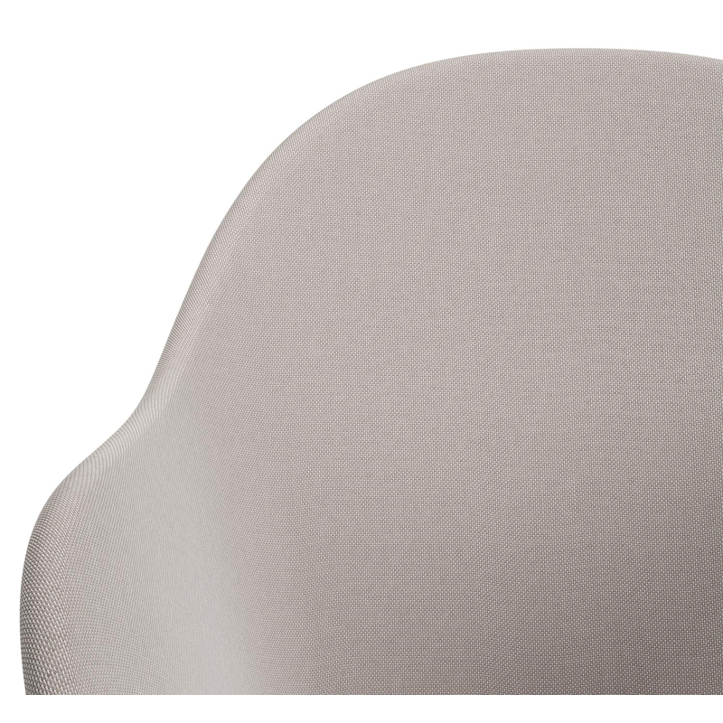 Cesano tuinstoel in wit aluminium en beige dubbele textilene