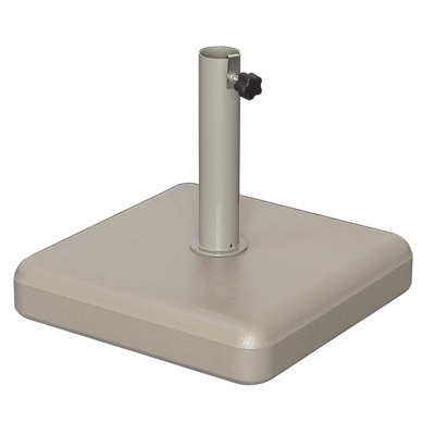 Pied de parasol Quadro en béton cappucino de 35 kg