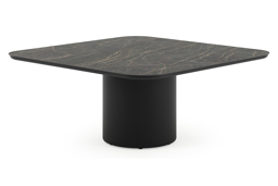 Afgerond vierkant - L 148 x B 148 x H 61 cm