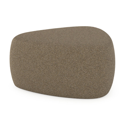 Masso poef in madagascar walnut all weather cosytica - B 60 x D 60 x H 35 cm