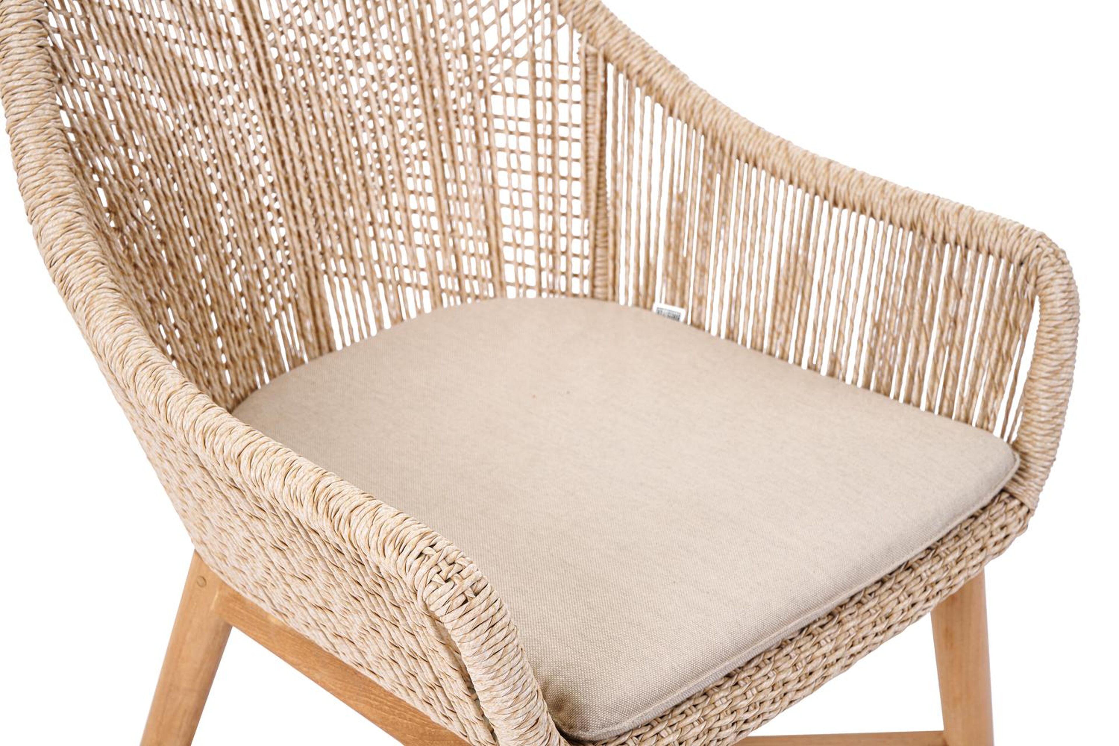 Borgo stoelkussen in all weather sunbrella® luxe natte heather beige