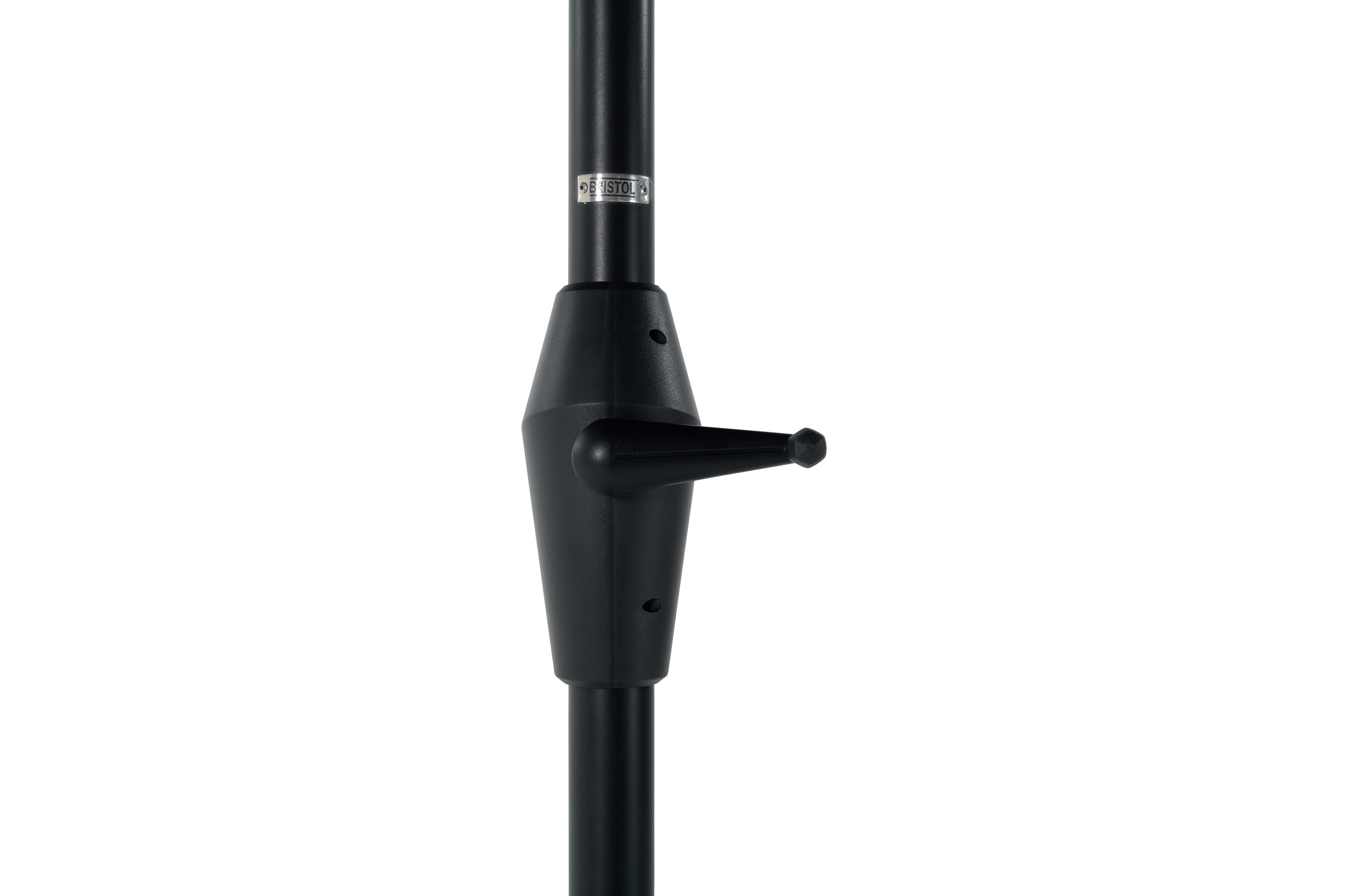 Viola staanparasol in zwart aluminium met zwart weather+ softtouch parasoldoek - Dia 350 cm (zonder voet)