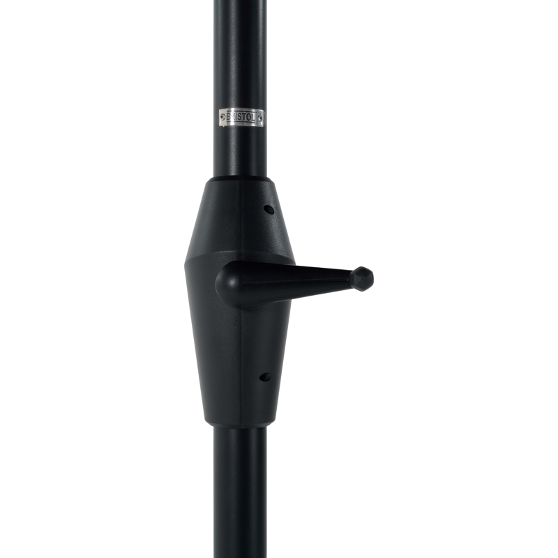 Parasol déporté Viola en aluminium noir avec toile de parasol en weather+ softtouch noir - Dia. 350 cm (sans pied de parasol)