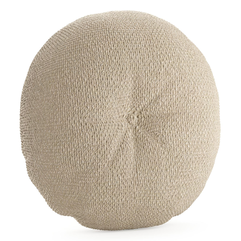 Rond sierkussen in all weather cosytica althea chalk