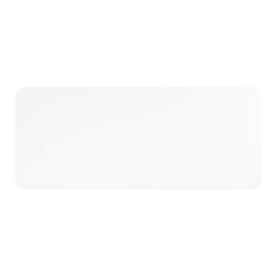 Table de jardin Orso en aluminium blanc et céramique pleine arctic white - Lg 240 x Larg. 100 x H 75,5 cm