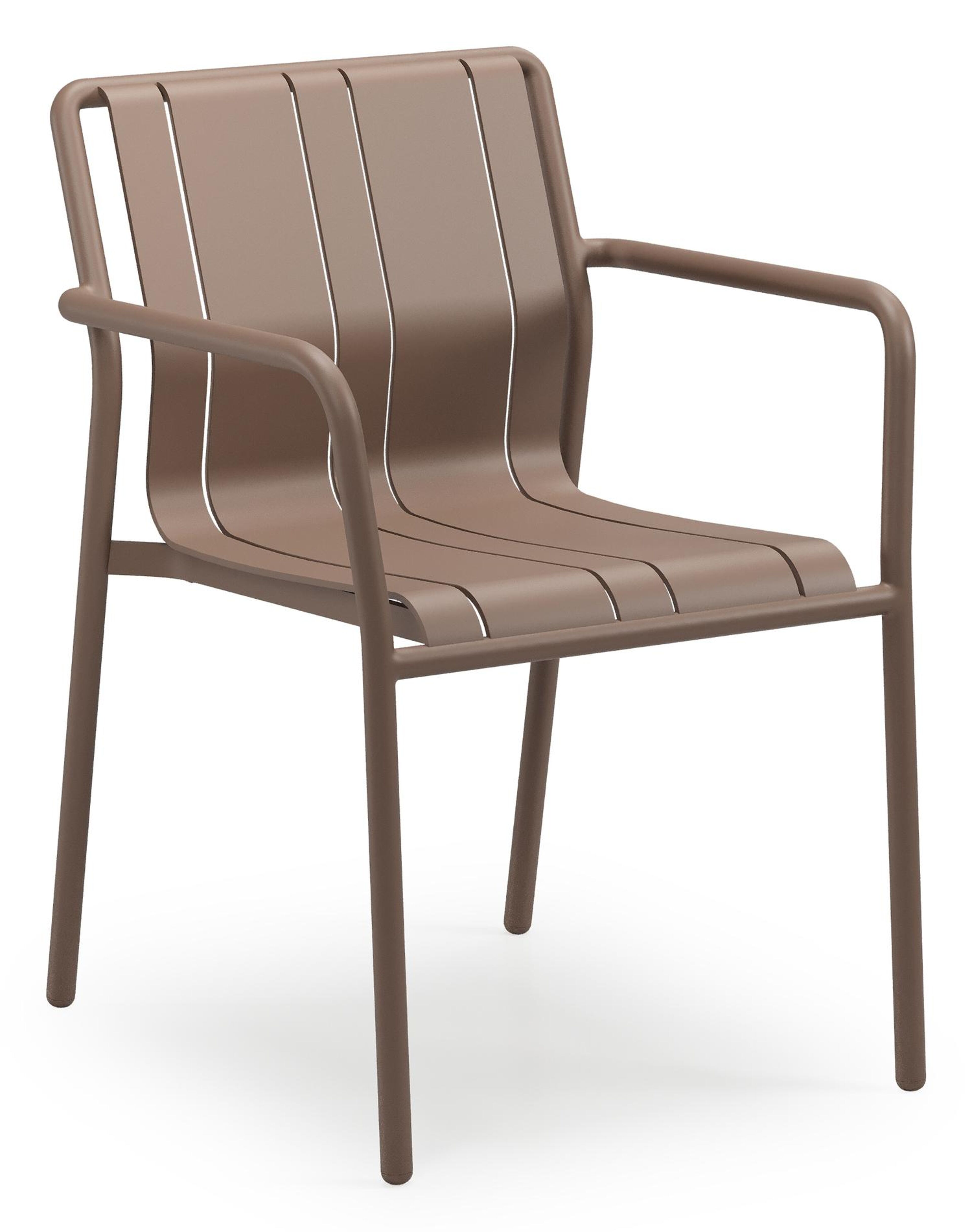 Bolito tuinstoel in taupe aluminium