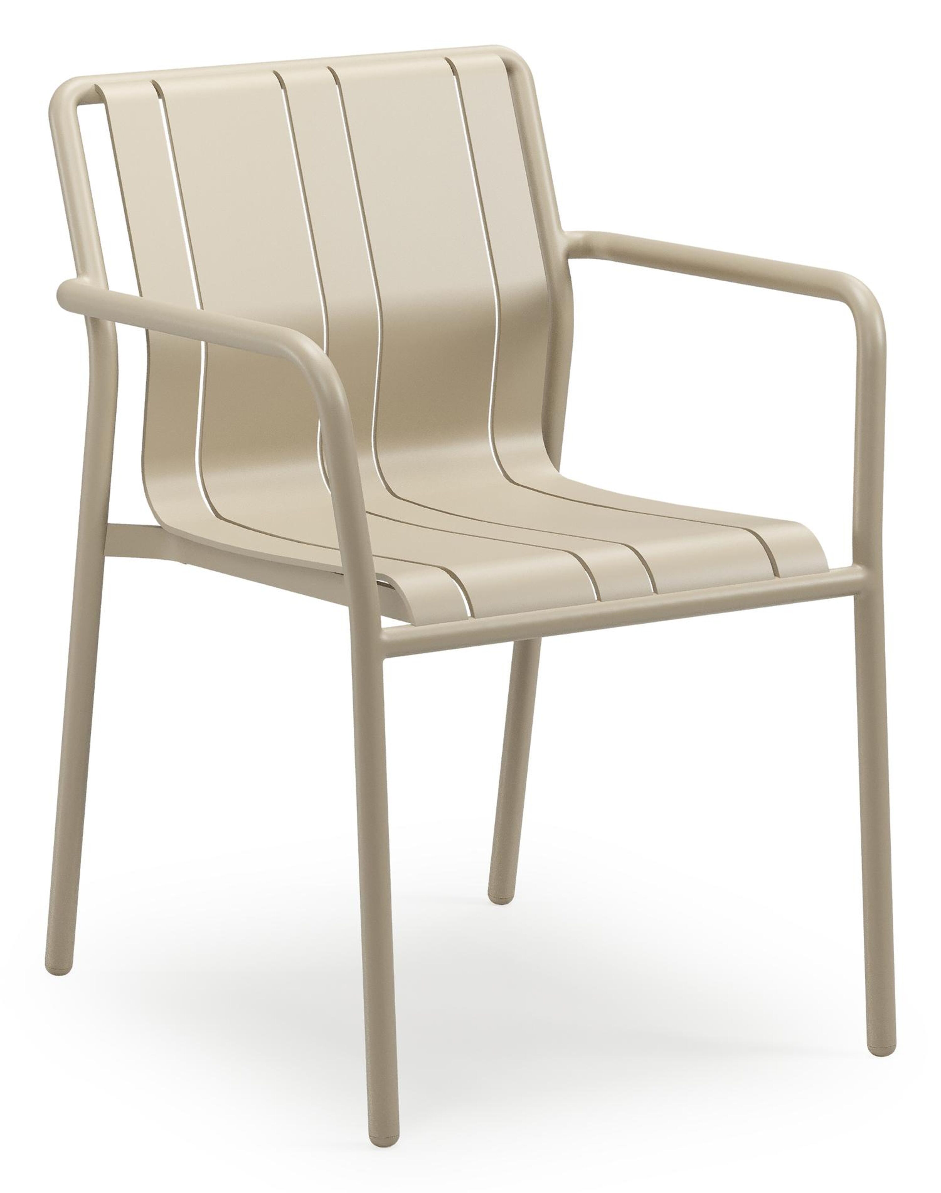 Bolito tuinstoel in beige aluminium