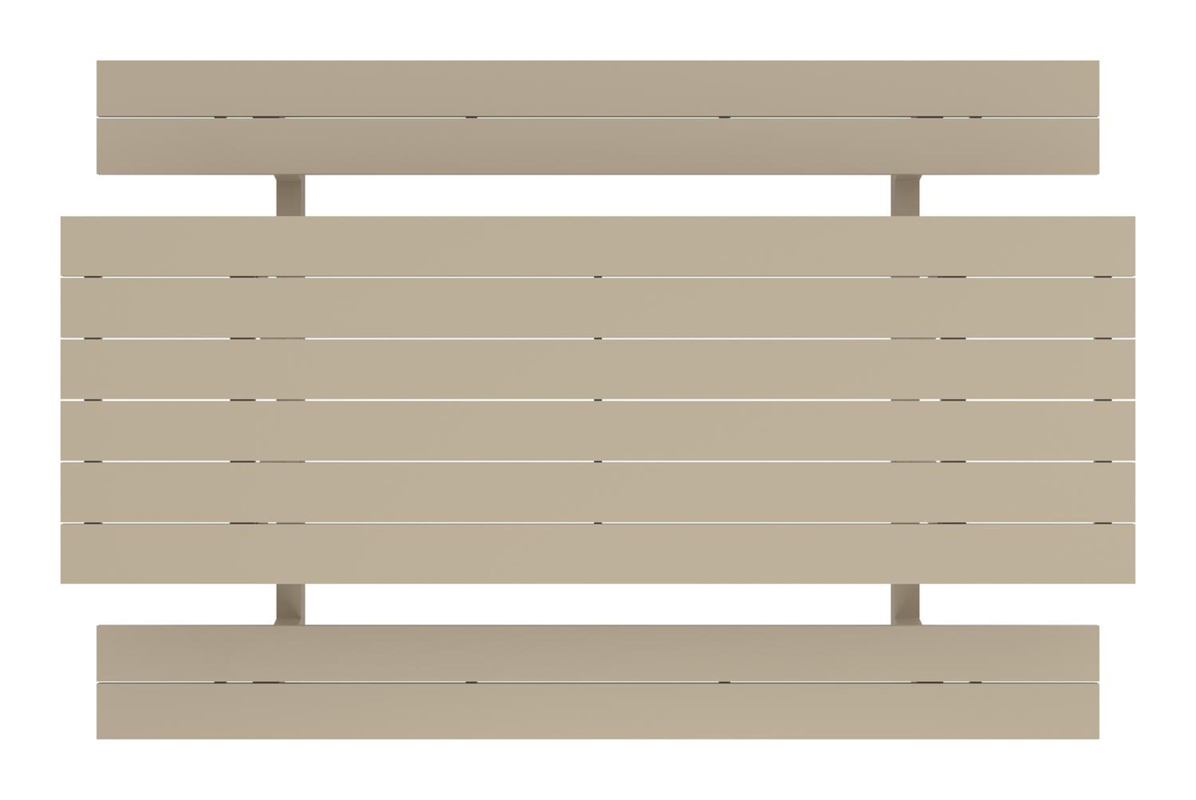 Table de pique-nique Felino en aluminium beige 