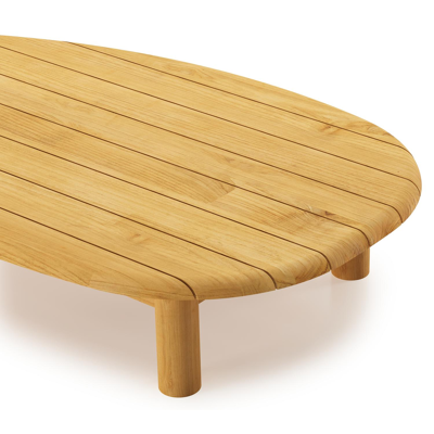 Donato - Organo loungetafel in teak - L 151 x B 90 x H 25 cm