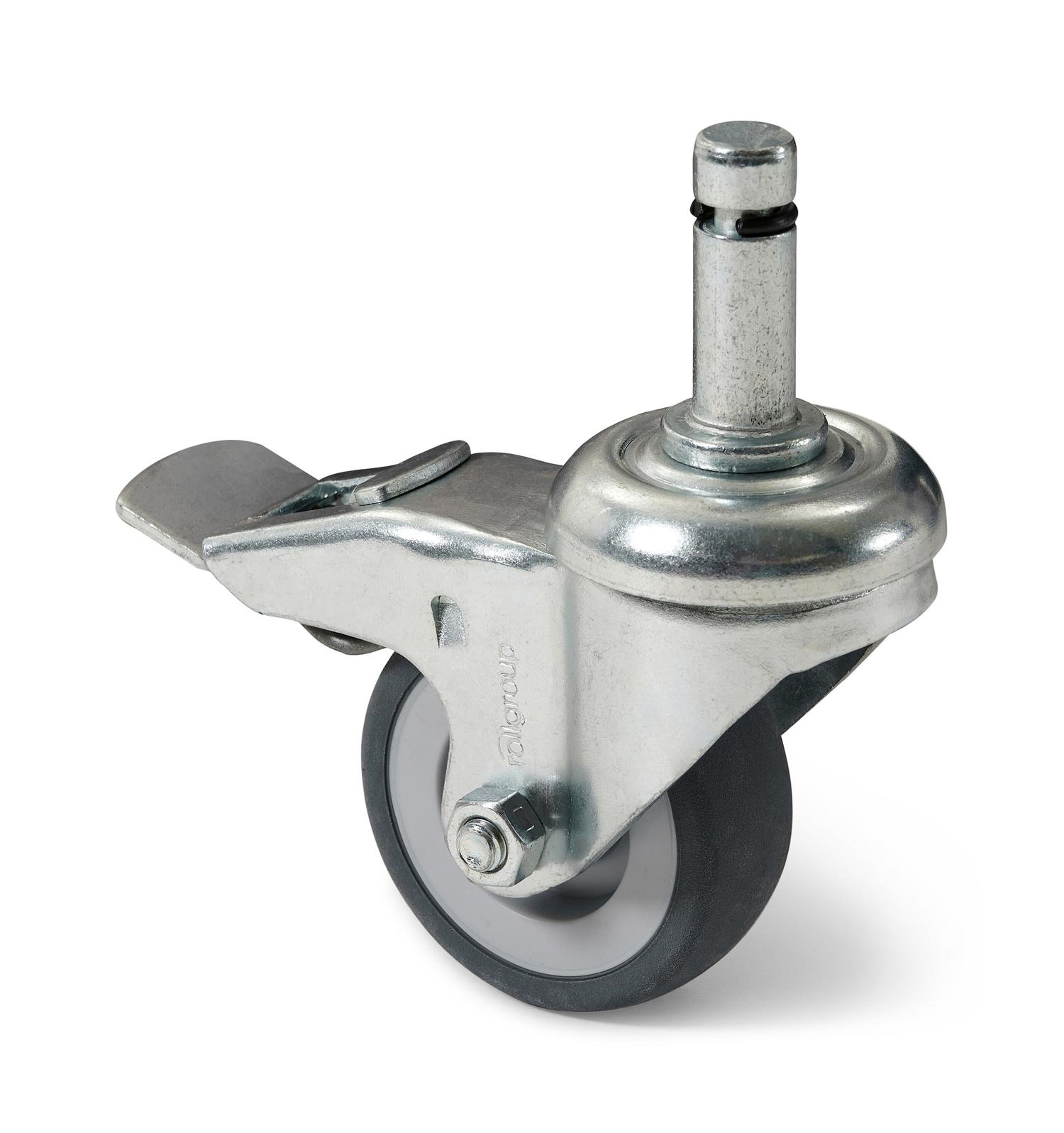 Set van 6 wielen voor Plana parasolvoet grijs metaal