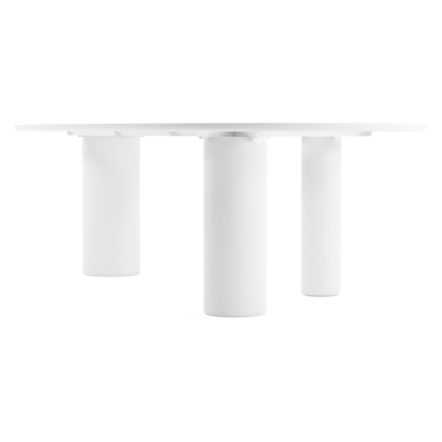 Amico tuintafel mango in wit aluminium en volkeramiek Colorado Dunes - L 260 x B 130 x H 73.5 cm