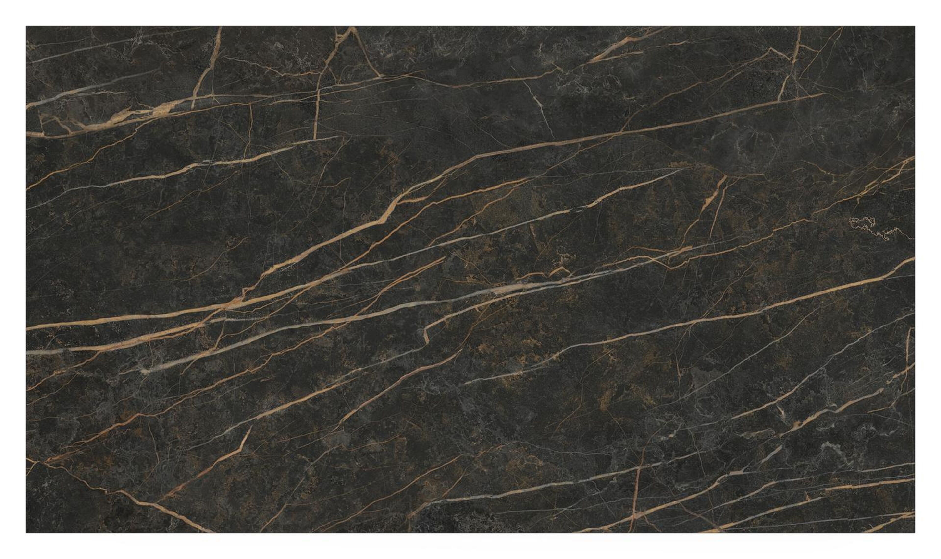 Como loungetafel in zwart aluminium en black obsession volkeramiek - L 140 x B 80 x H 20 cm