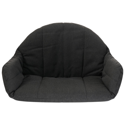 Pagino luxe loungezetelkussen  in all weather sunbrella® luxe heritage char