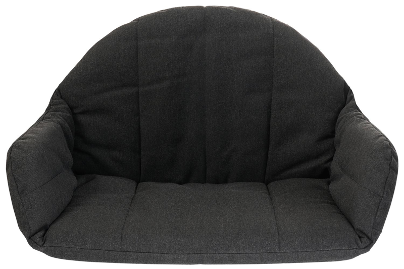 Coussin luxe de fauteuil de jardin Pagino  en all weather sunbrella® luxe heritage char