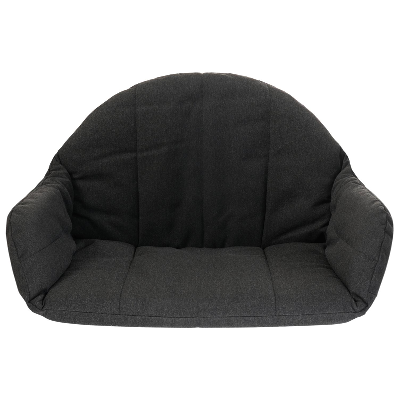 Pagino luxe loungebankkussen  in all weather sunbrella® luxe heritage char