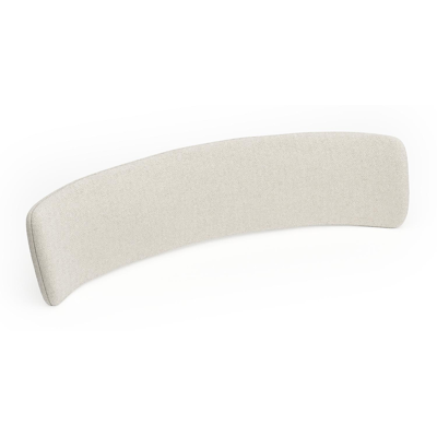 Coussin de dos chaise Lacrima - Donato en all weather sunbrella® luxe natte white