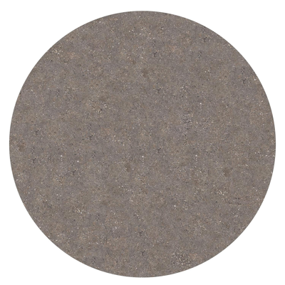 Fano tuintafel rond in zwart aluminium en volkeramiek wulong - Dia. 85 x H 75 cm