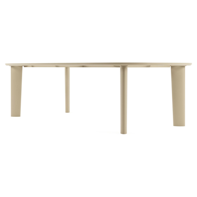 Amico tuintafel bombo xl in beige aluminium en volkeramiek Taj Mahal - L 270 x B 148 x H 73.5 cm