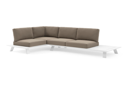 2-zit hoek links/rechts + 2-zit + zijtafel