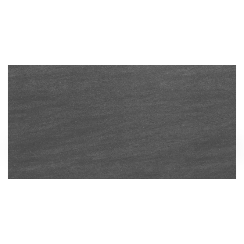 Como tuintafel in zwart aluminium en volkeramiek basalt black - L 200 x B 100 x H 75 cm