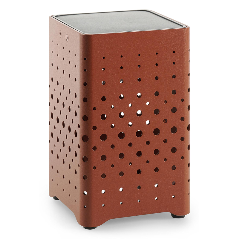 Maro lamp roestbruin 17 cm