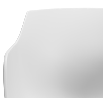 Calzo tuinset in wit aluminium en polywood tafelblad met 6 Paco tuinstoelen