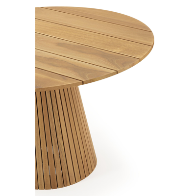 Tribola tuintafel in teak - Dia. 120 x H 75 cm