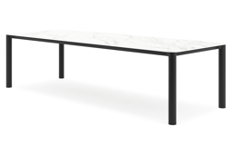 Rechthoekig afgerond - L 290 x B 110 x H 75 cm