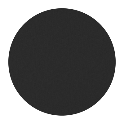 Fano tuintafel in zwart aluminium en volkeramiek nero black - Dia. 110 x H 75 cm