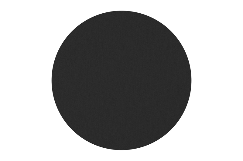 Fano tuintafel in zwart aluminium en volkeramiek nero black - Dia. 110 x H 75 cm