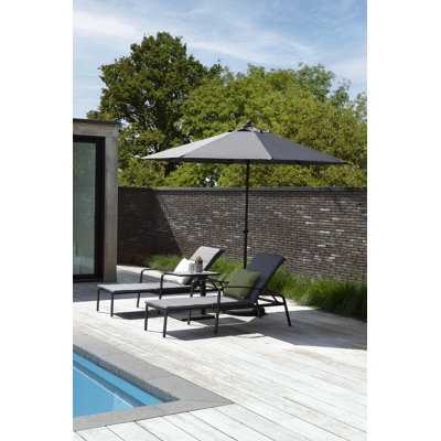 Asti ligbedkussen weather+ softtouch grijs