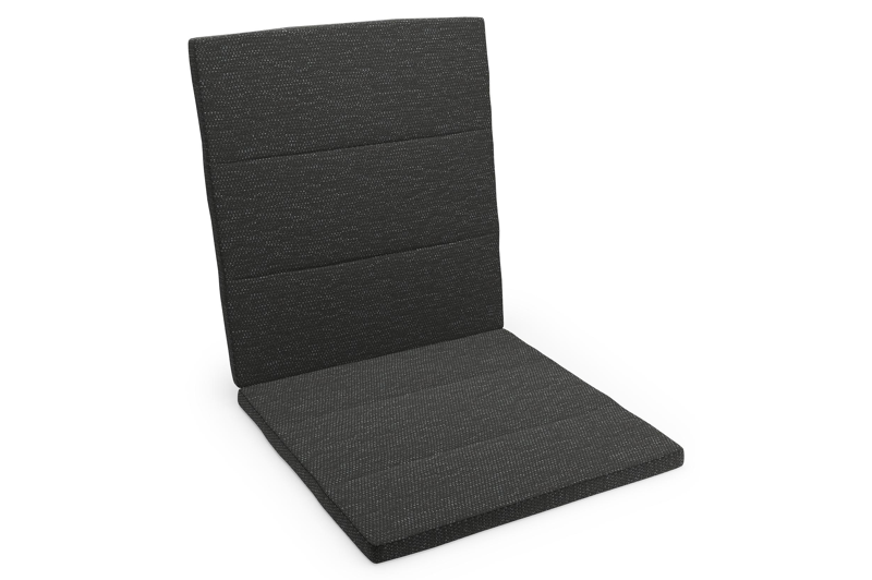 Amalfi - Calobra stoelkussen in weather+ softtouch sky black