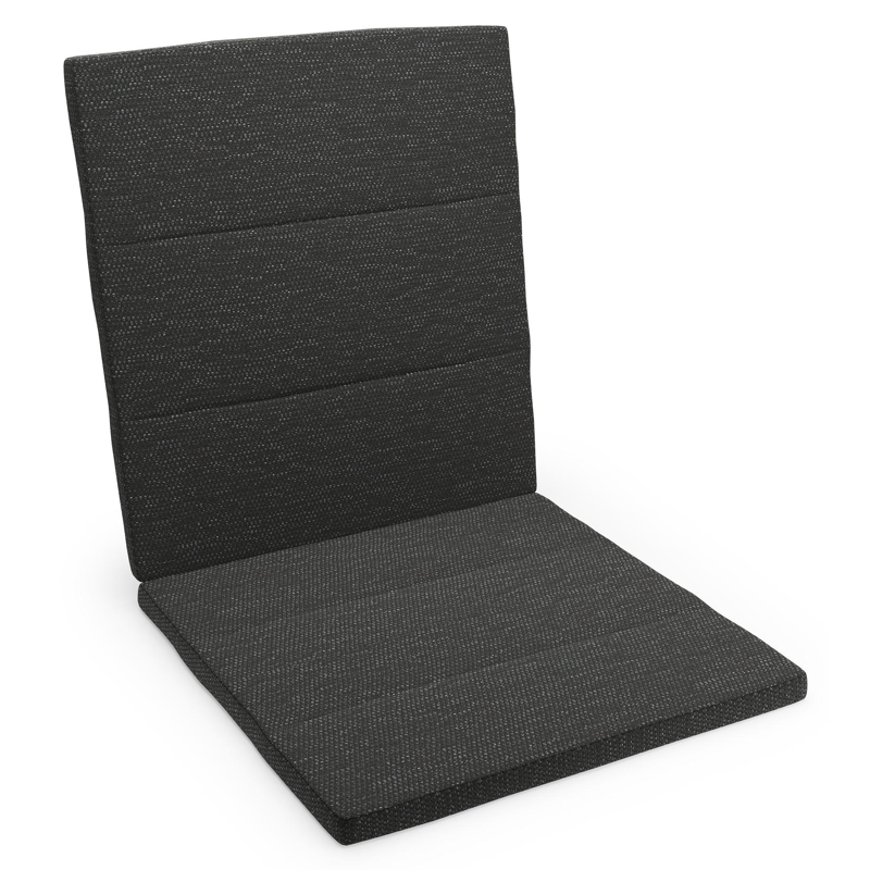 Amalfi - Calobra stoelkussen in weather+ softtouch sky black