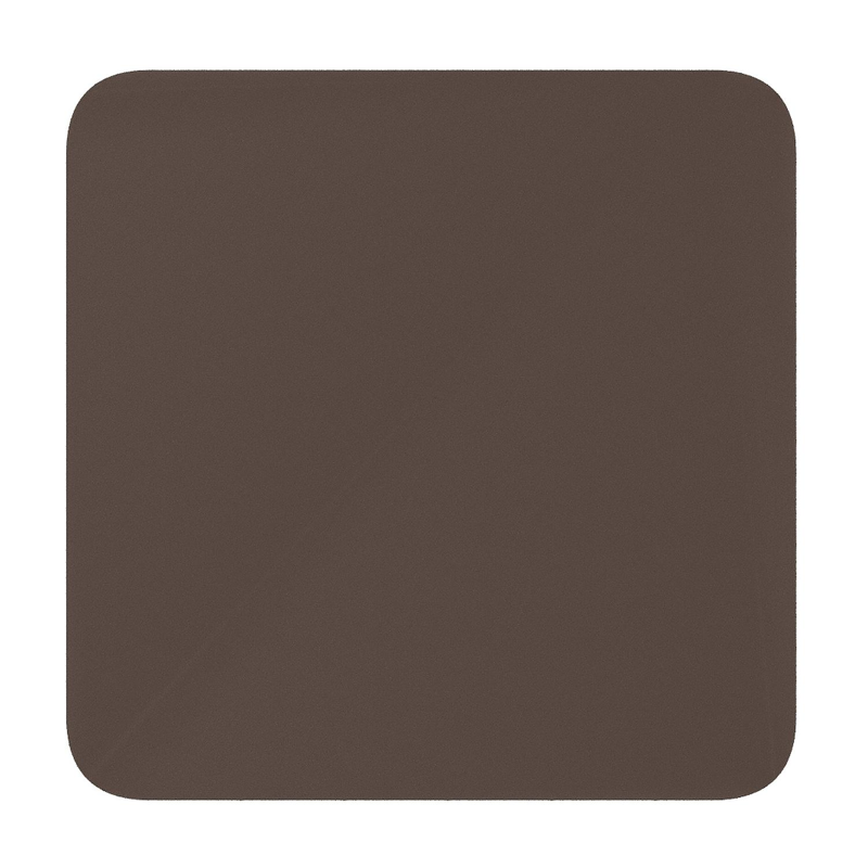 Fano kantelbare tuintafel rechthoekig afgerond in donkerbruin aluminium - L 80 x B 80 x H 72 cm