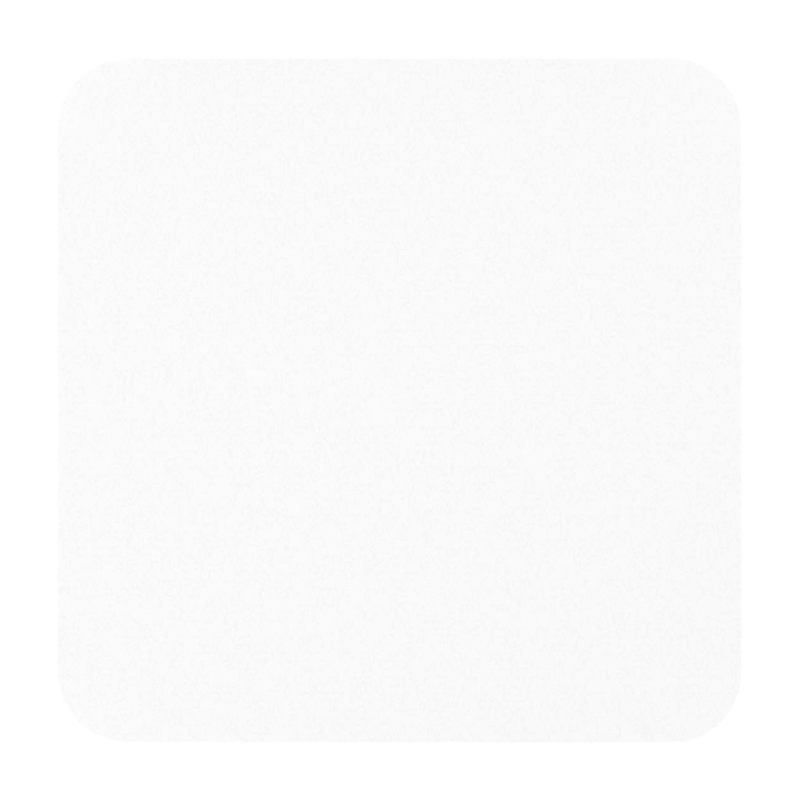 Orso tuintafel rechthoekig afgerond in wit aluminium en volkeramiek Arctic White - L 90 x B 90 x H 74.5 cm