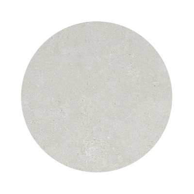 Table de jardin Orso en aluminium noir et céramique pleine shilin - Dia. 110 x H 106 cm