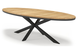 Ovaal - L 270 x B 115 x H 72 cm