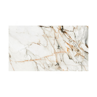 Malito tuintafel in wit aluminium en volkeramiek calacatta luxe - L 140 x B 80 x H 75,5 cm