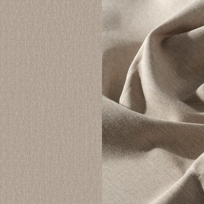 Alora loungestoel in zwart aluminium met beige weather+ softtouch kussens