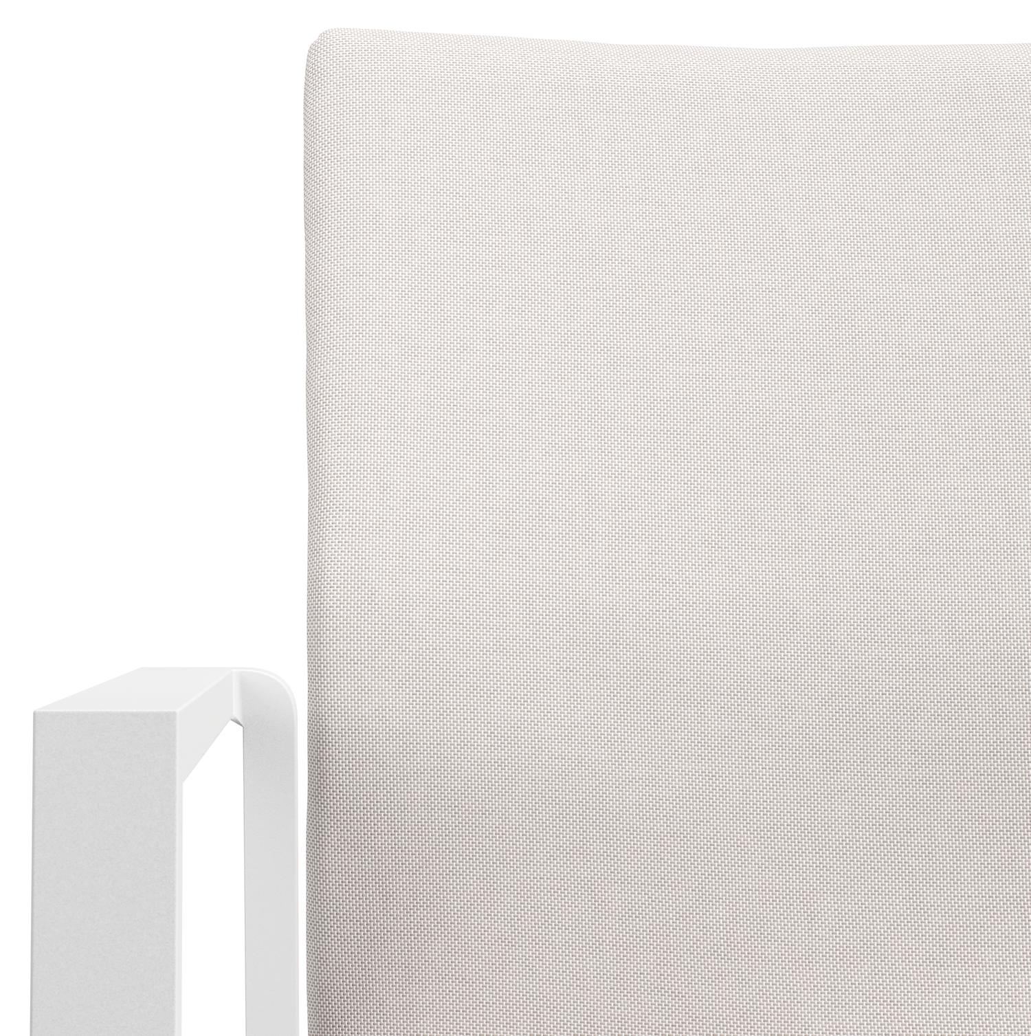 Feltro tuinset in wit aluminium en teak Natural Finish met 2 Madura tuinstoelen