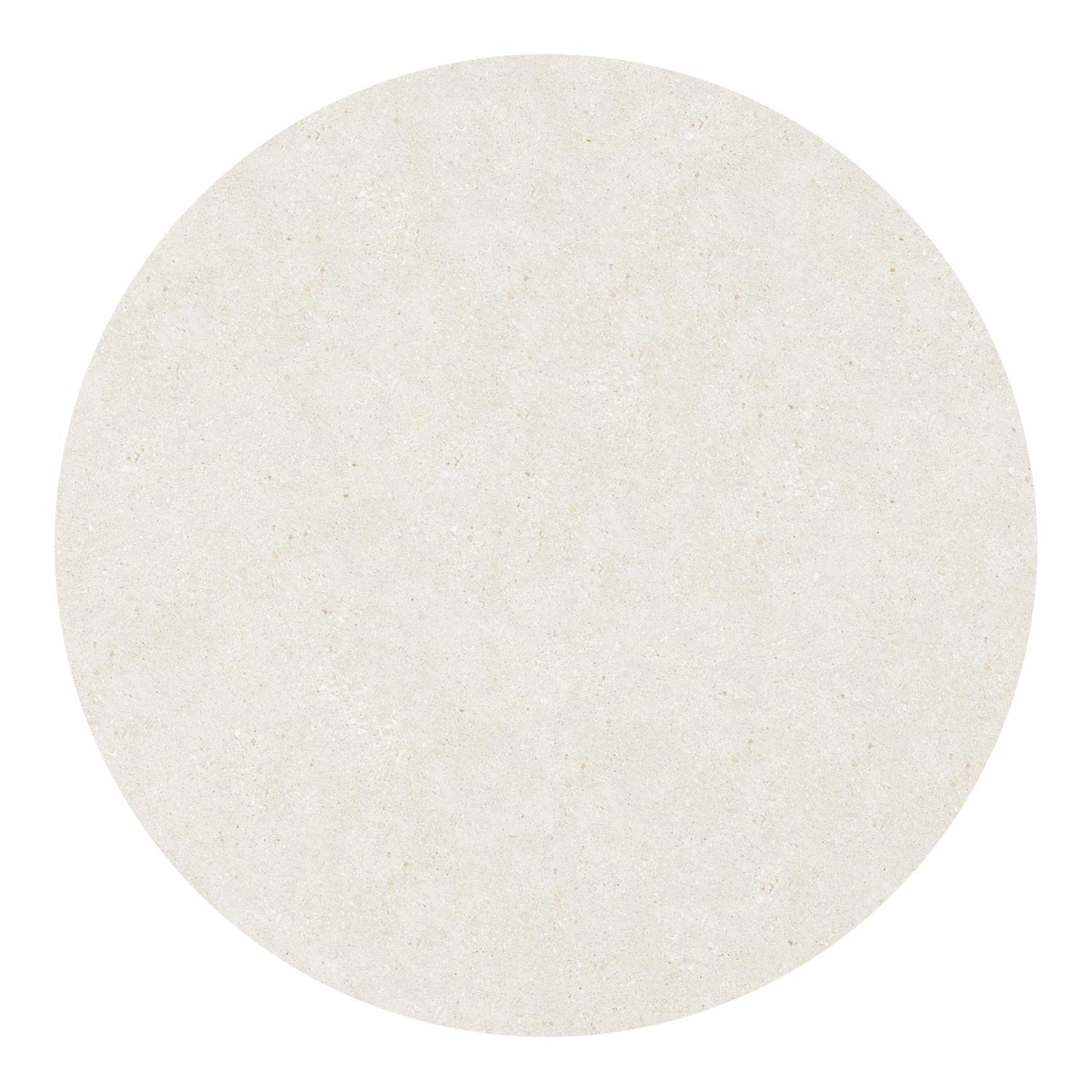 Fano tuintafel rond in beige aluminium en volkeramiek Shilin Dia. 148 x H 75 cm x H 75 cm