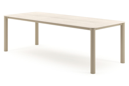 Rechthoekig afgerond - L 240 x B 100 x H 75 cm