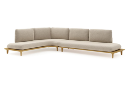 Chaise longue droite + 3-pl