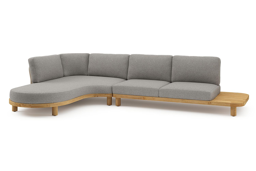 Chaise longue droite + 2-pl