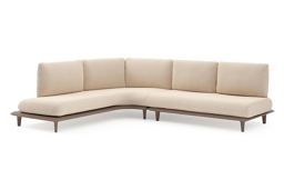 Chaise longue rechts + 2-zit